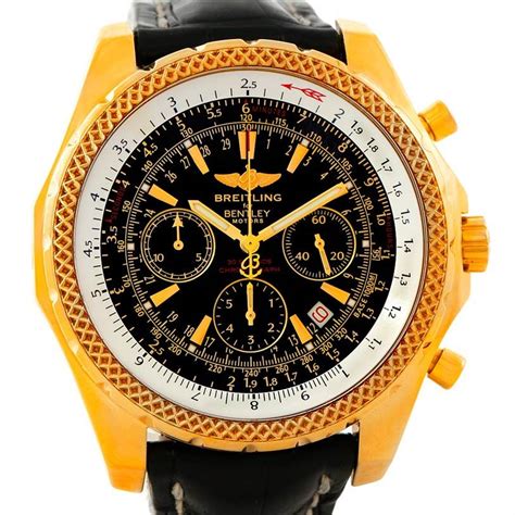 gold breitling bentley replica|used breitling bentley gold watches.